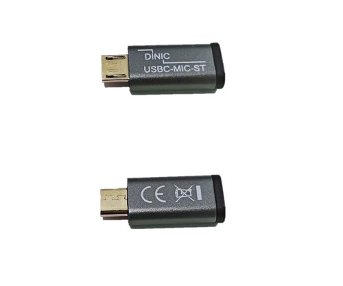 Adapter, Micro Stecker auf USB C Buchse, Box Alu, space grau, DINIC Box